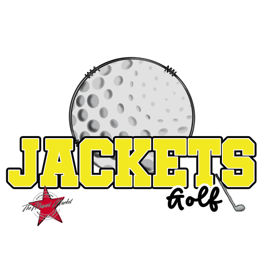 Jackets Varsity Golf-Bright Yellow