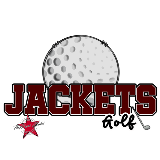 Jackets Varsity Golf-Maroon