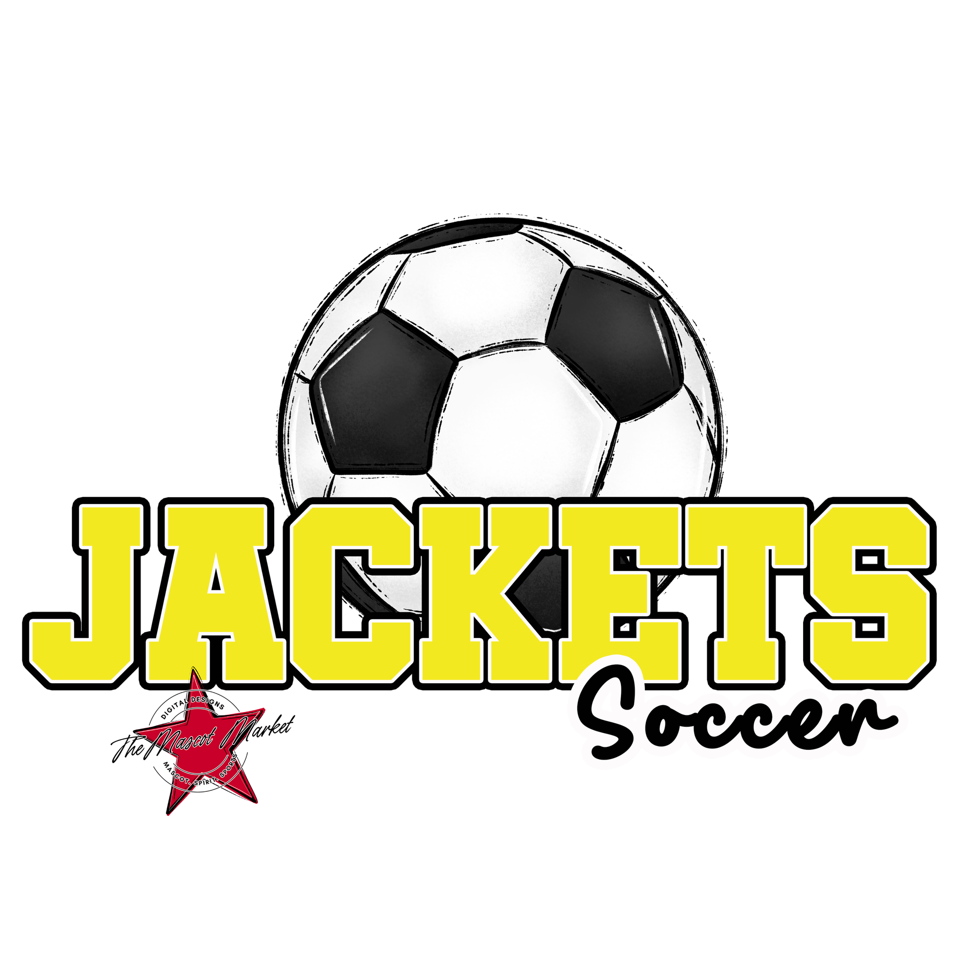 Jackets Varsity Soccer-Bright Yellow
