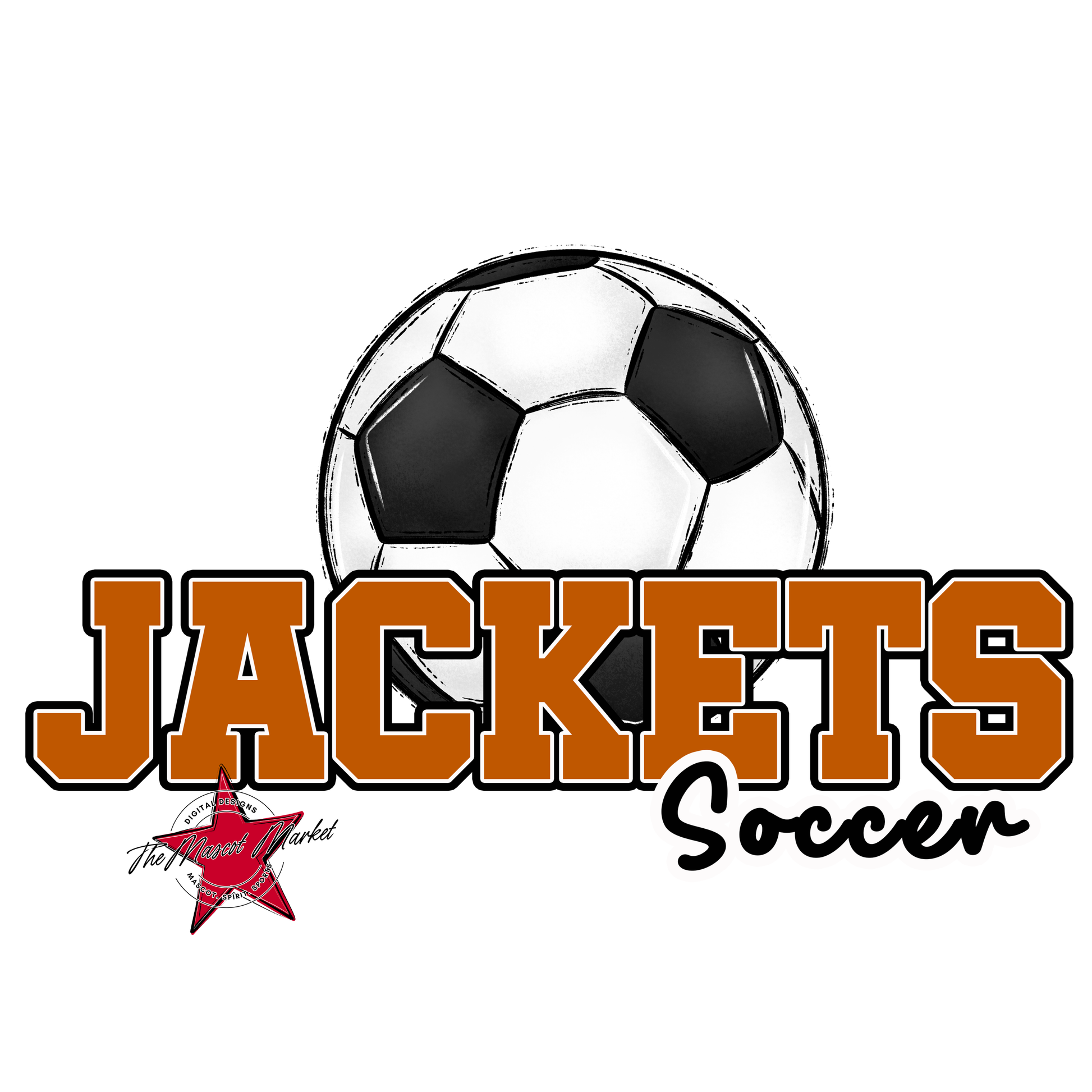 Jackets Varsity Soccer-Burnt Orange