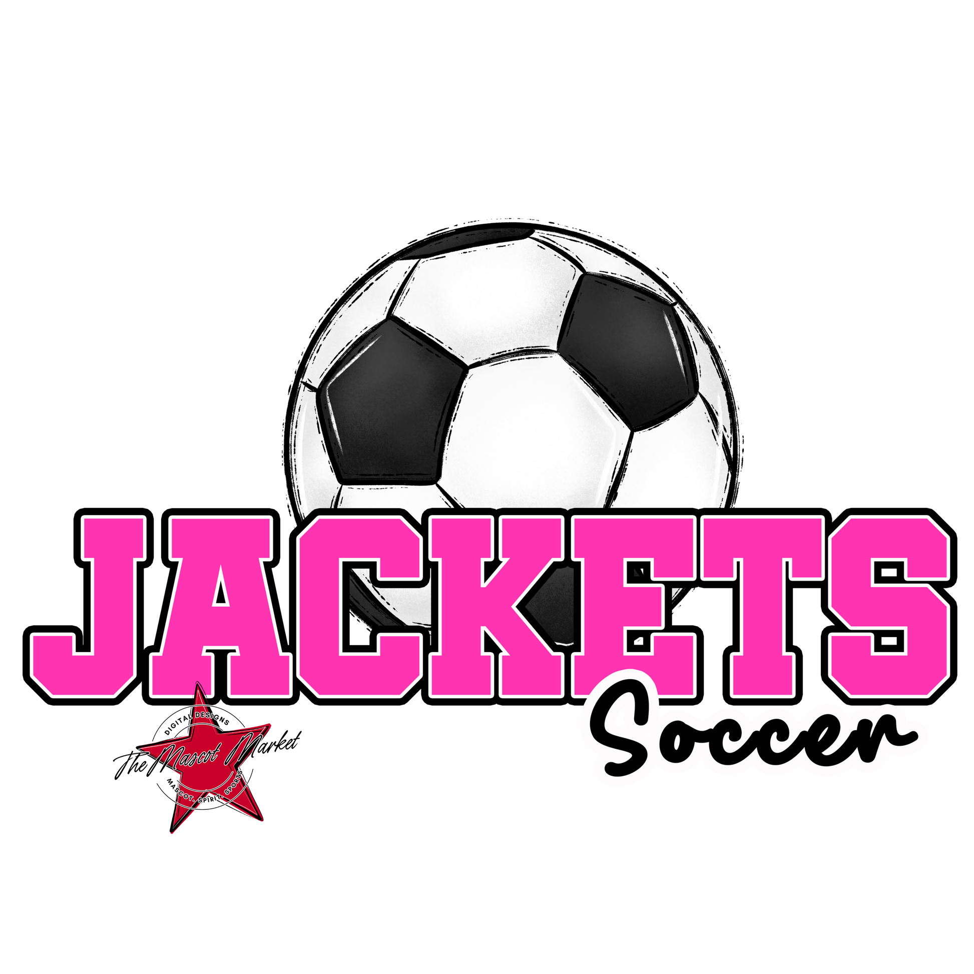 Jackets Varsity Soccer-Pink