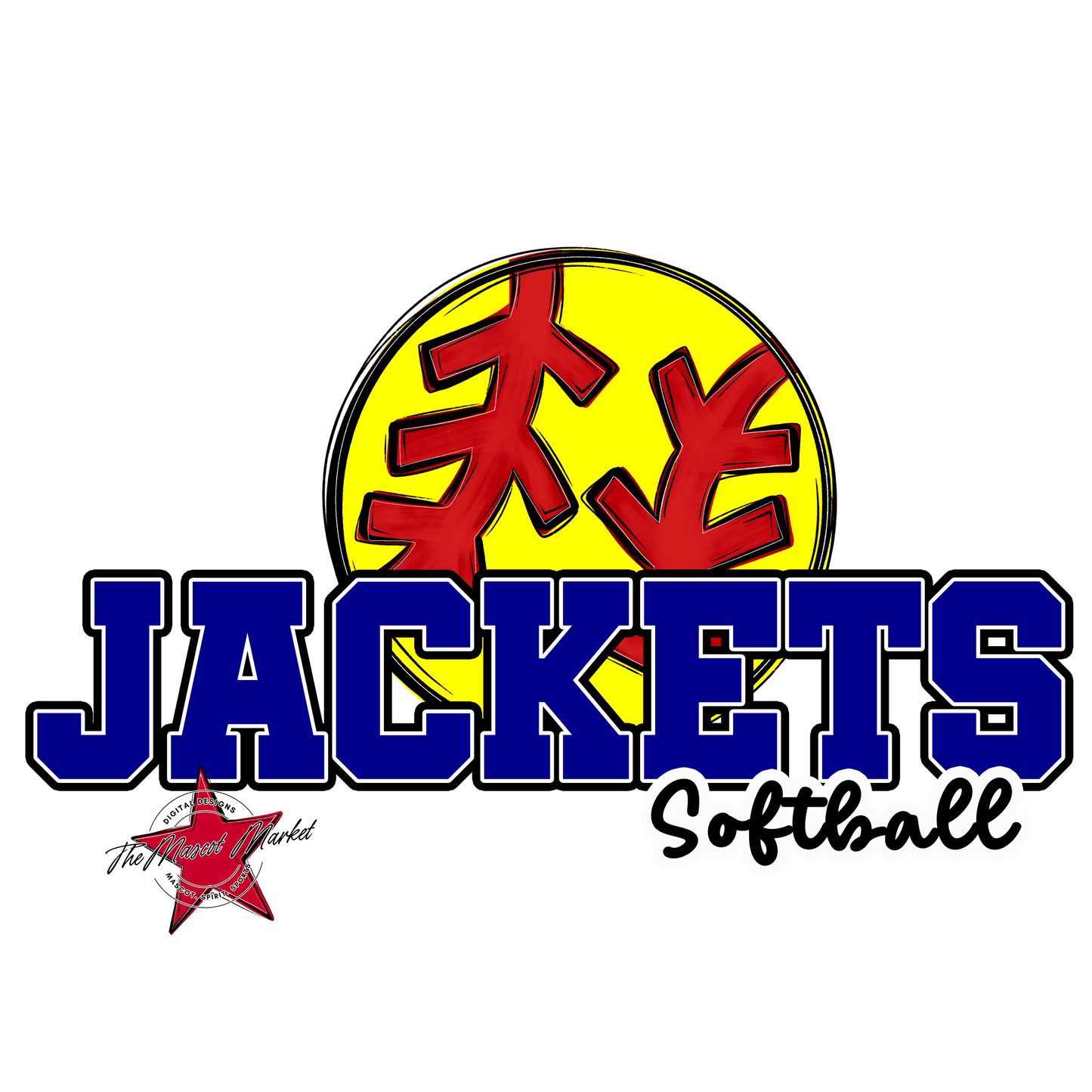 Jackets Varsity Softball-Blue