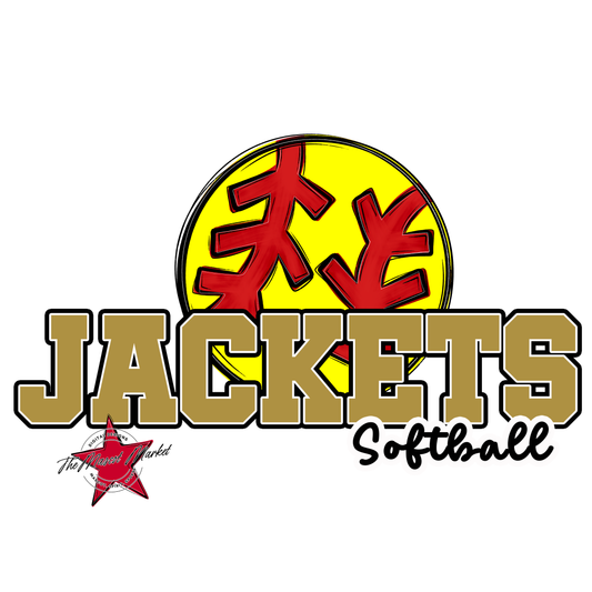 Jackets Varsity Softball-Gold