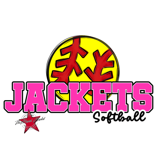 Jackets Varsity Softball-Pink