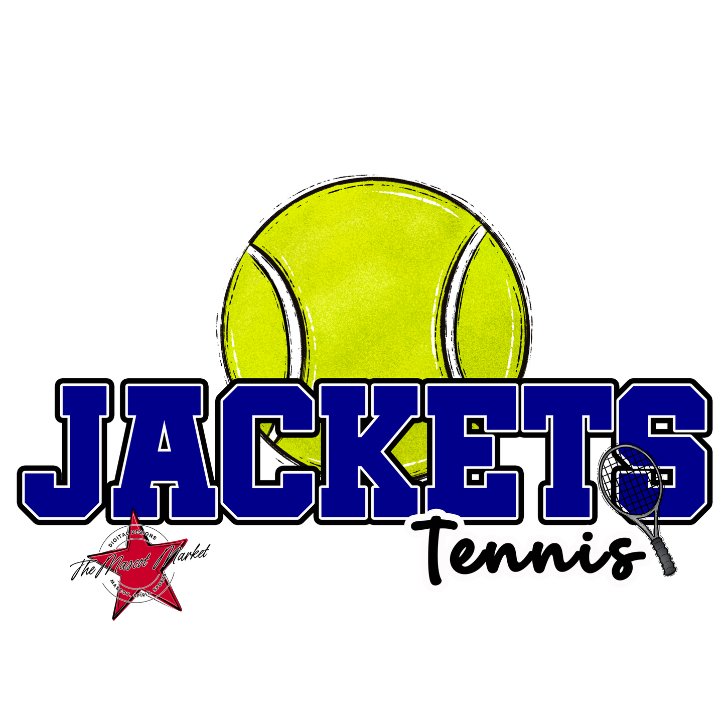 Jackets Varsity Tennis-Blue