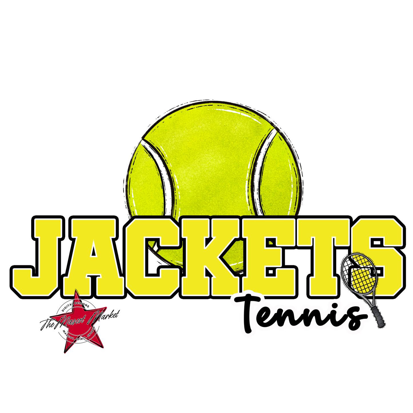 Jackets Varsity Tennis-Bright Yellow