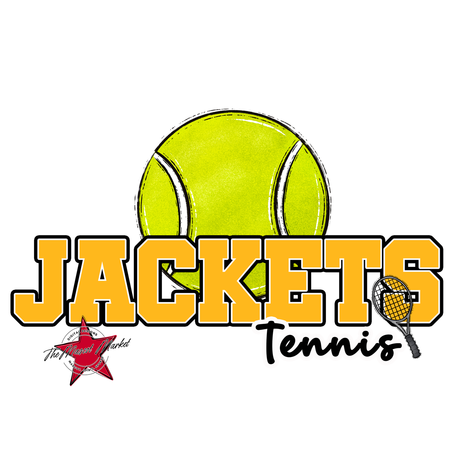 Jackets Varsity Tennis-Yellow