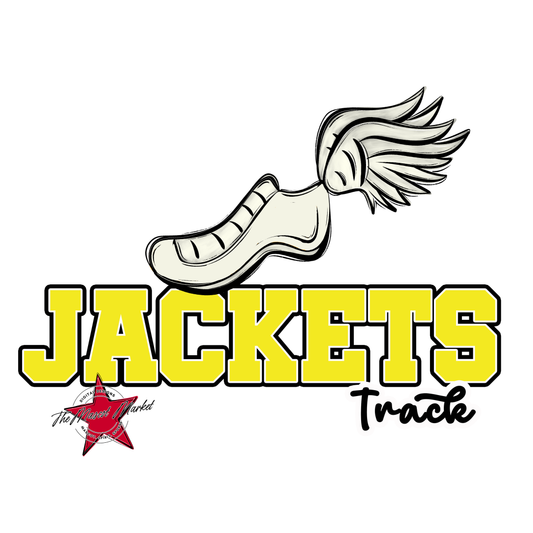 Jackets Varsity Track-Bright Yellow