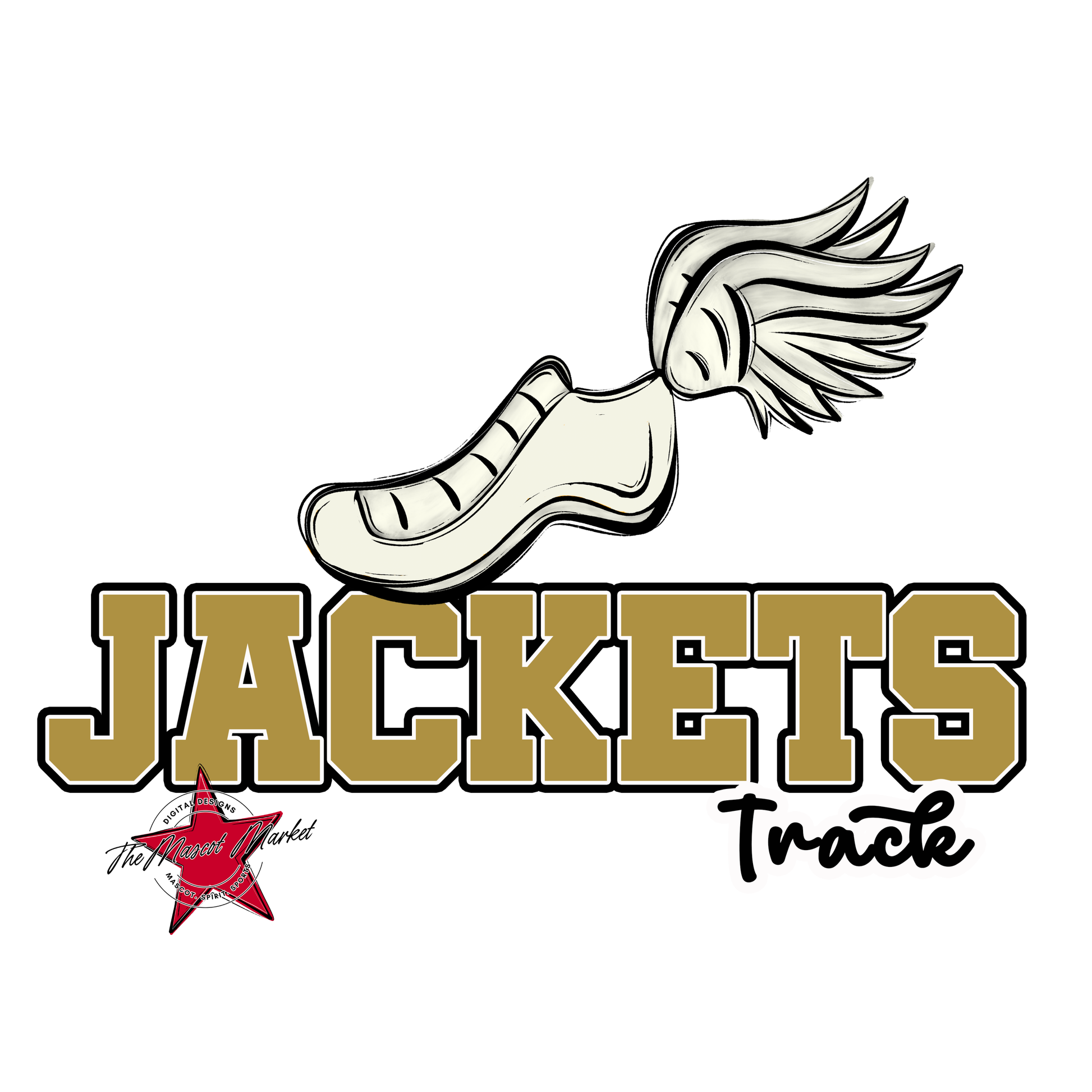 Jackets Varsity Track-Gold