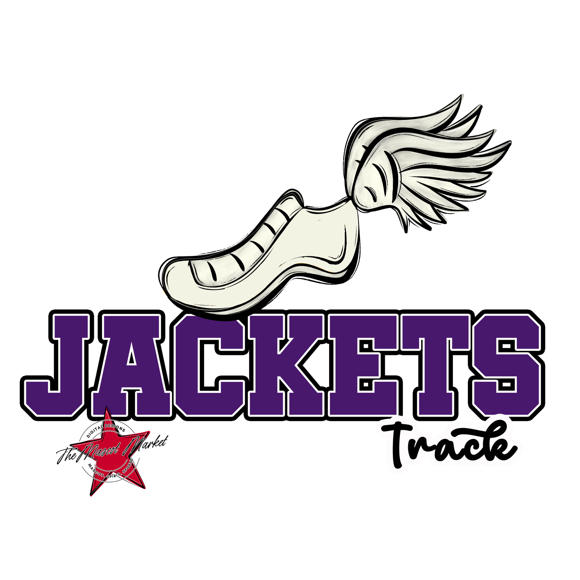 Jackets Varsity Track-Purple