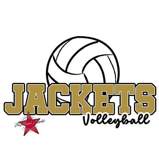 Jackets Varsity Volleyball-Gold