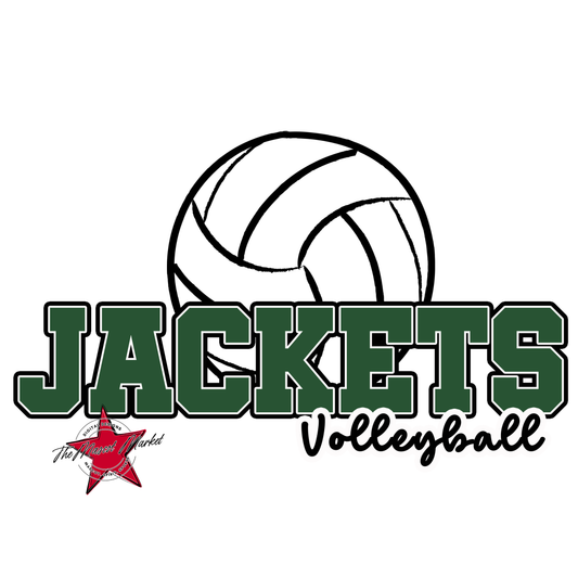 Jackets Varsity Volleyball-Green