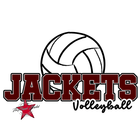 Jackets Varsity Volleyball-Maroon