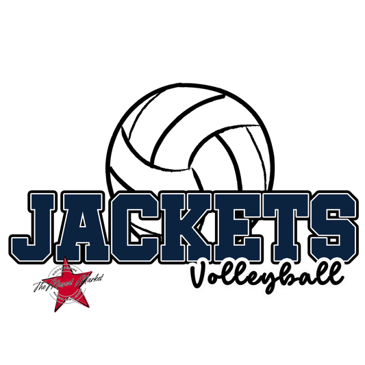 Jackets Varsity Volleyball-Navy