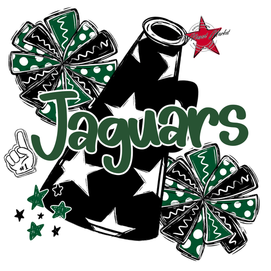 Jaguars Alpha Megaphone Design-Green