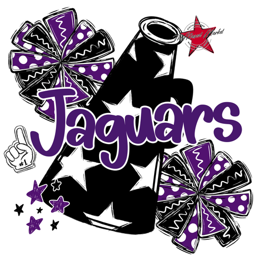 Jaguars Alpha Megaphone Design-Purple