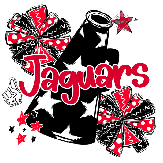 Jaguars Alpha Megaphone Design-Red