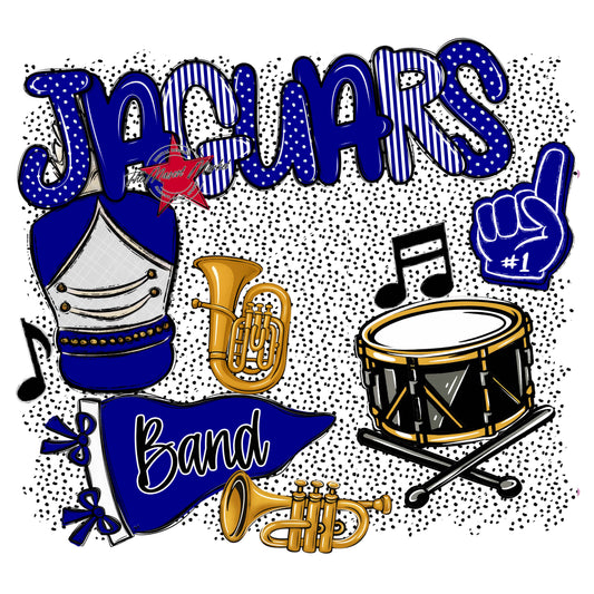 Jaguars Band Spirit-Blue