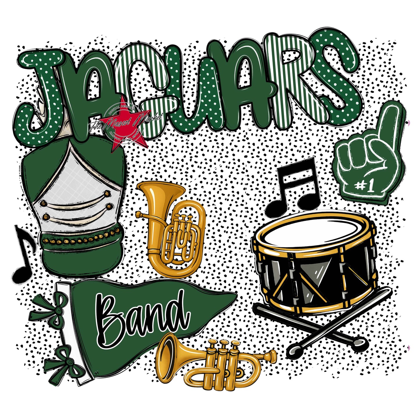 Jaguars Band Spirit-Green