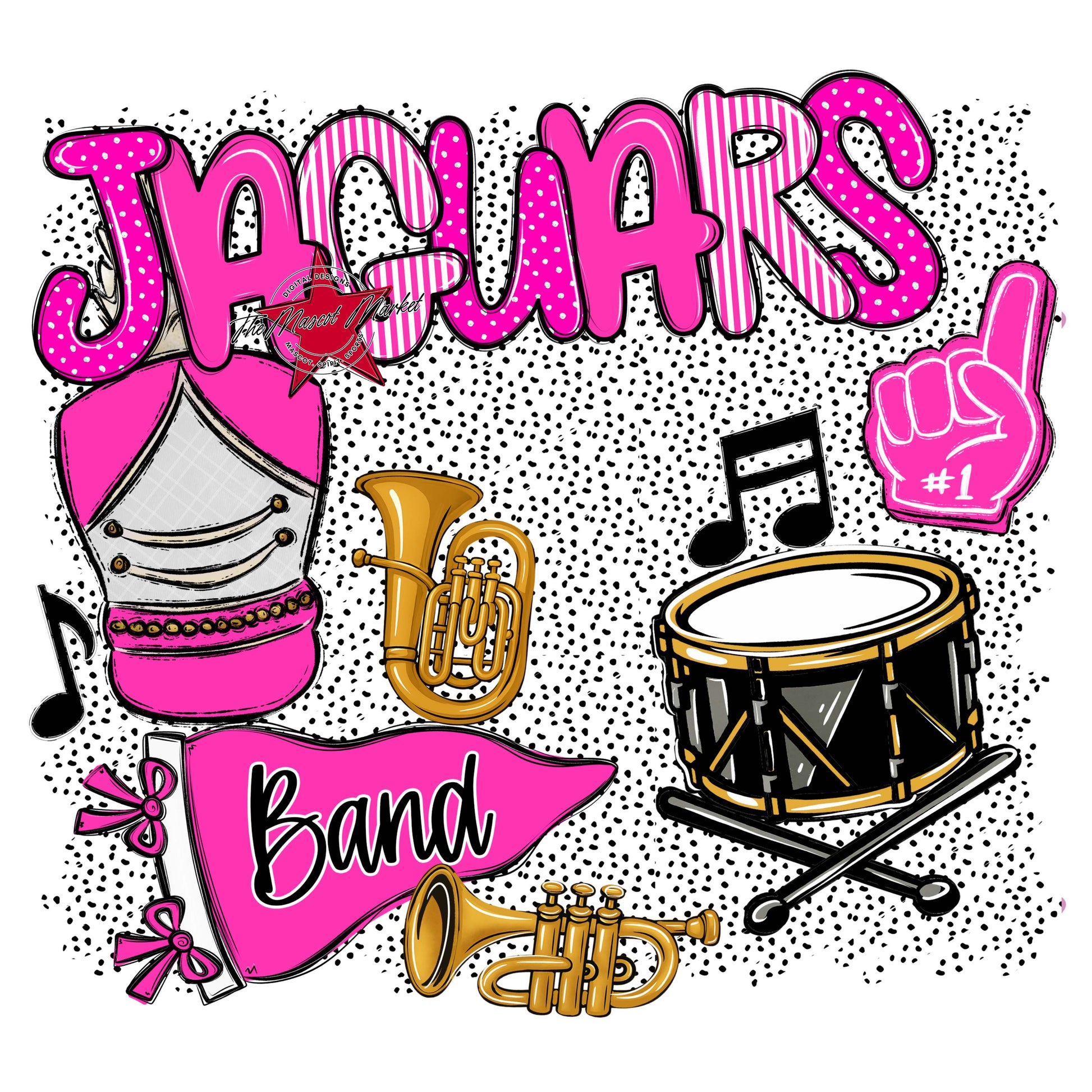Jaguars Band Spirit-Pink