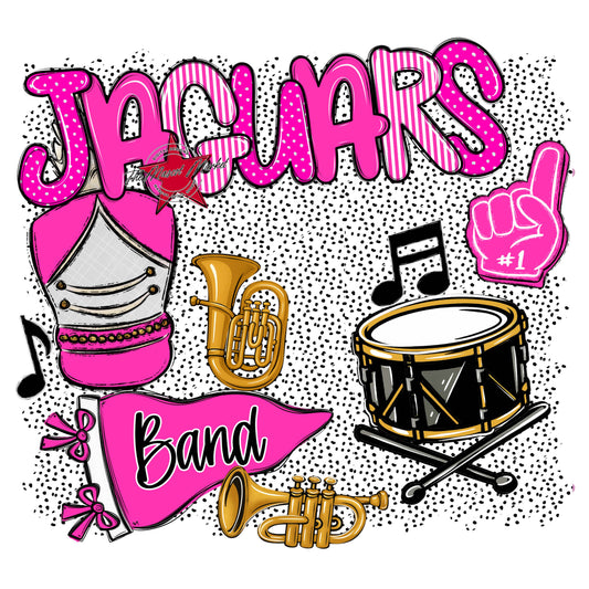 Jaguars Band Spirit-Pink
