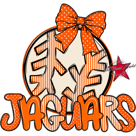 Jaguars Baseball-Softball Spirit Design-Orange