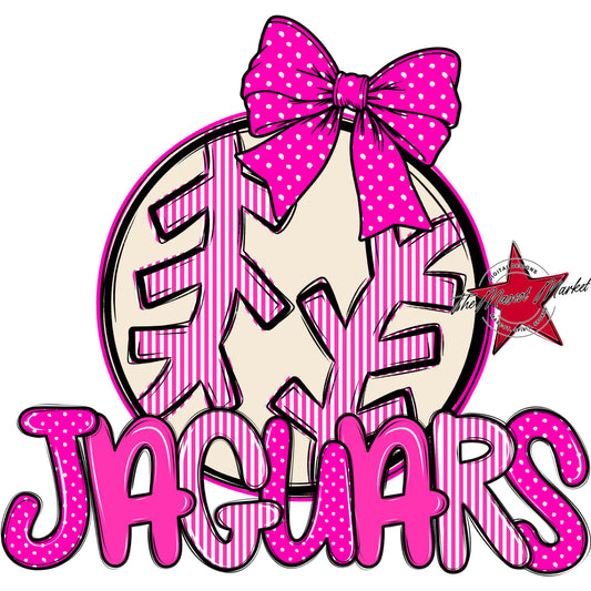Jaguars Baseball-Softball Spirit Design-Pink