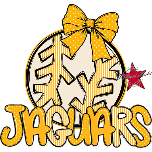 Jaguars Baseball-Softball Spirit Design-Yellow