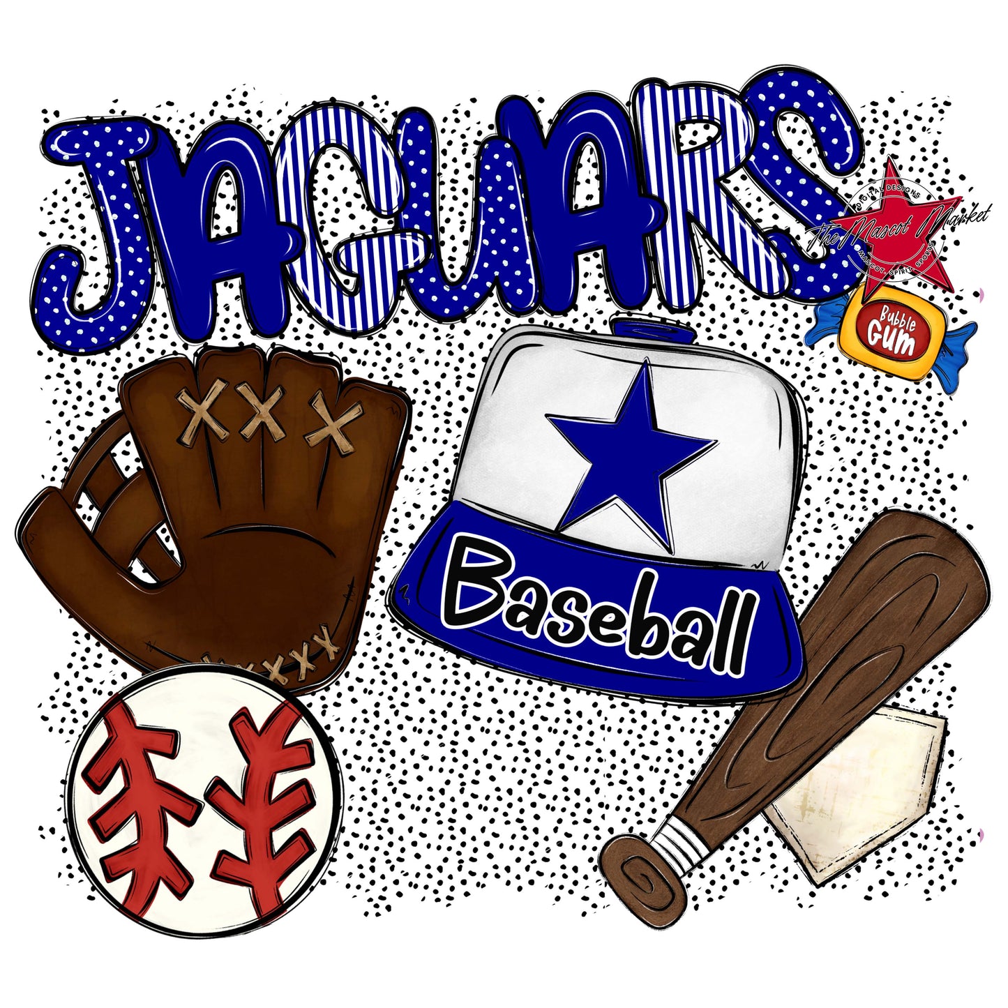 Jaguars Baseball Spirit-Blue