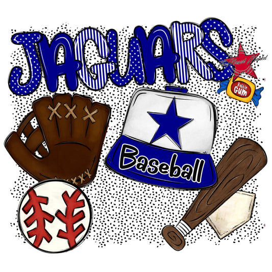 Jaguars Baseball Spirit-Blue
