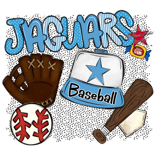 Jaguars Baseball Spirit-Carolina Blue