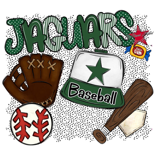 Jaguars Baseball Spirit-Green