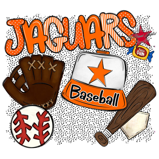 Jaguars Baseball Spirit-Orange