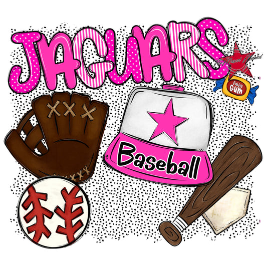 Jaguars Baseball Spirit-Pink