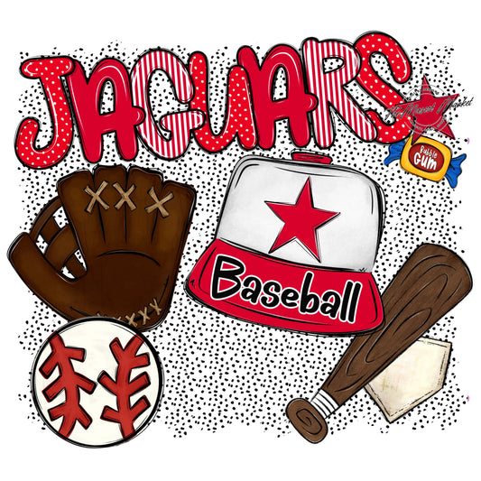 Jaguars Baseball Spirit-Red