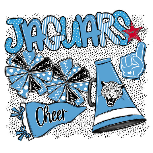 Jaguars Cheer Spirit-Carolina Blue