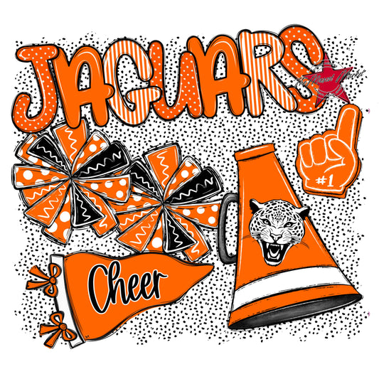 Jaguars Cheer Spirit-Orange