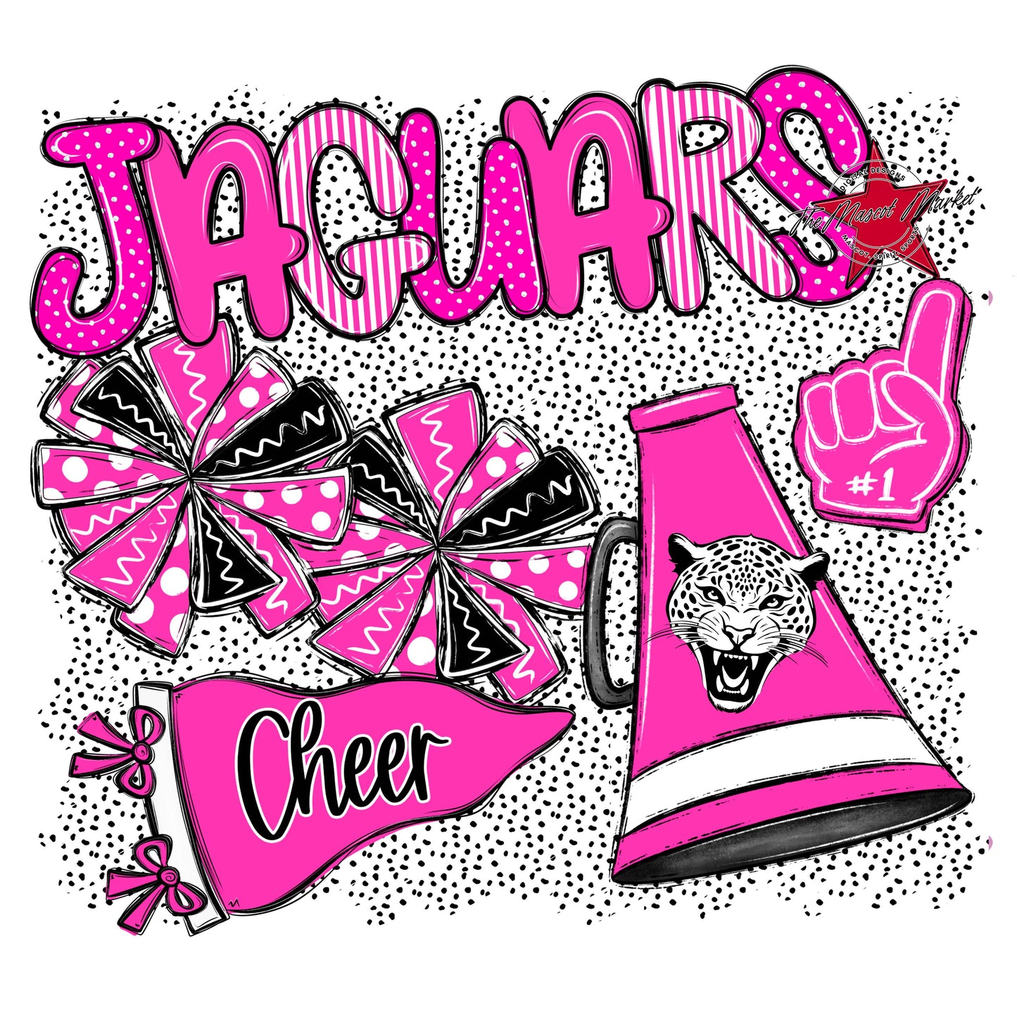Jaguars Cheer Spirit-Pink