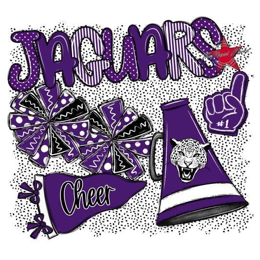 Jaguars Cheer Spirit-Purple