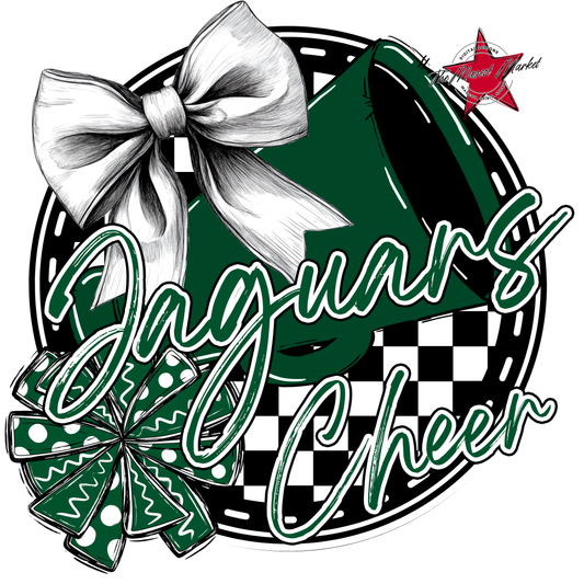 Jaguars Circle Cheer Design-Green