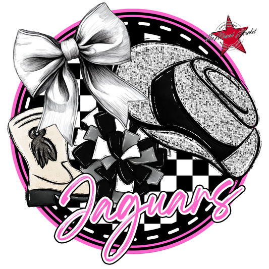 Jaguars Circle Drillteam Design-Baby Pink