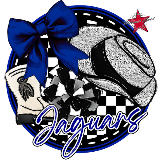 Jaguars Circle Drillteam Design-Blue