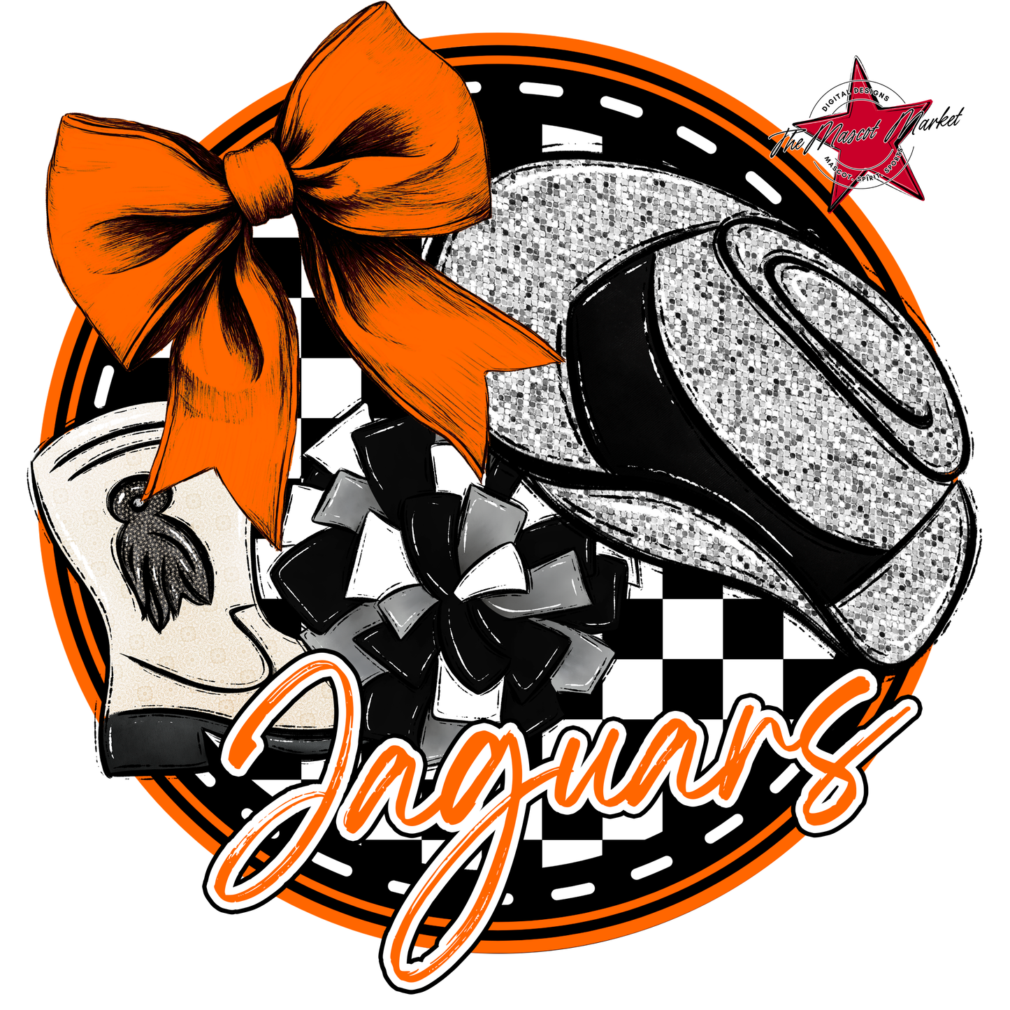 Jaguars Circle Drillteam Design-Orange