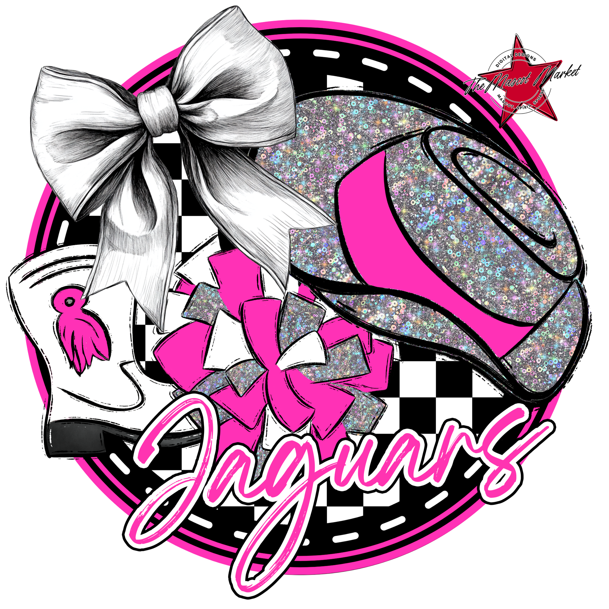 Jaguars Circle Drillteam Design-Pink