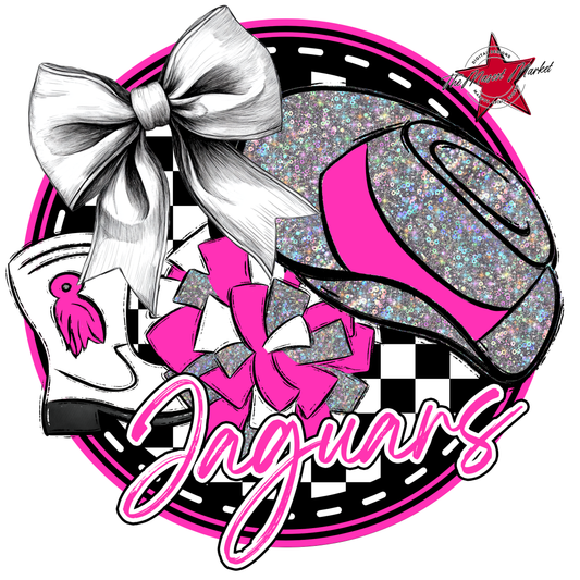 Jaguars Circle Drillteam Design-Pink