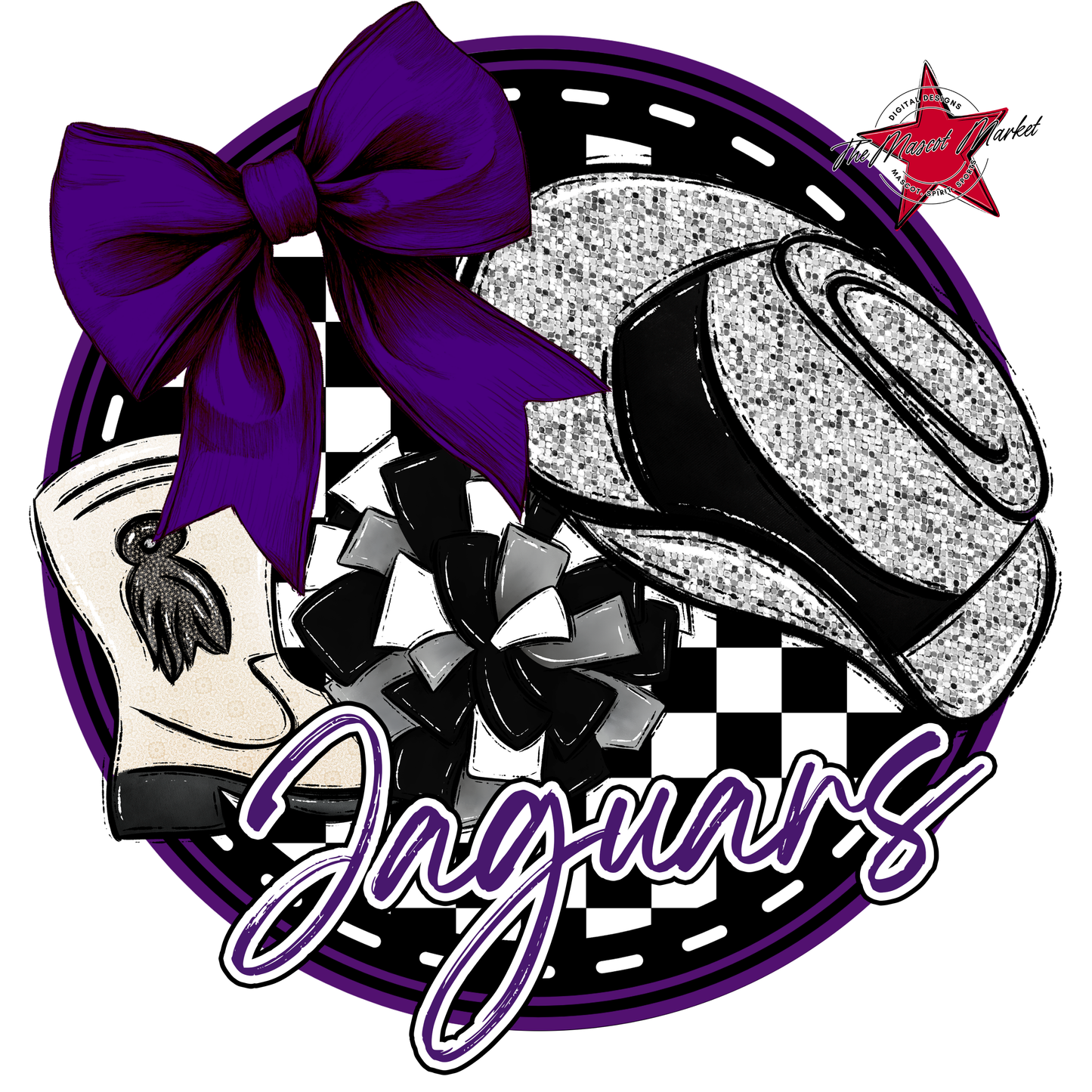 Jaguars Circle Drillteam Design-Purple