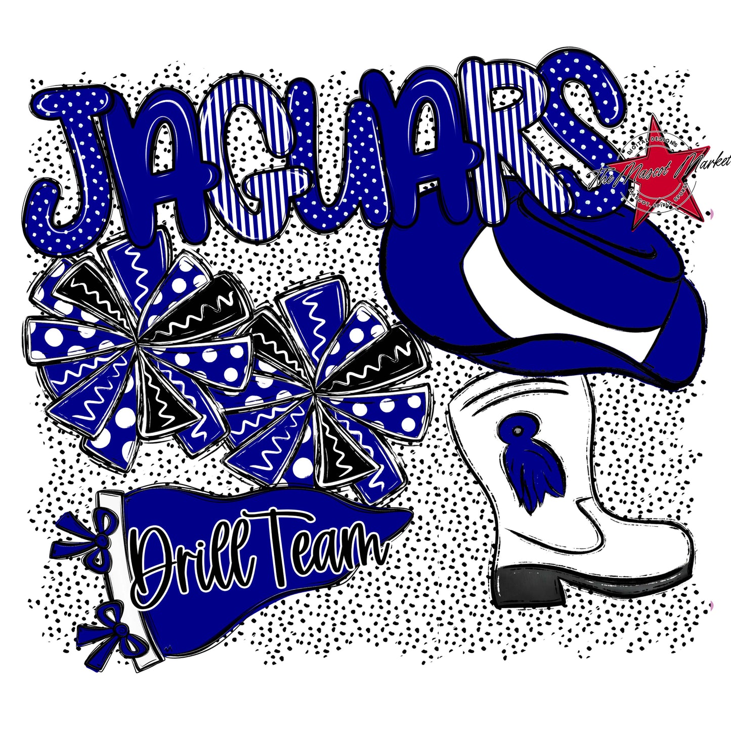 Jaguars Drillteam Spirit-Blue