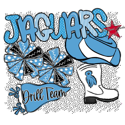 Jaguars Drillteam Spirit-Carolina Blue