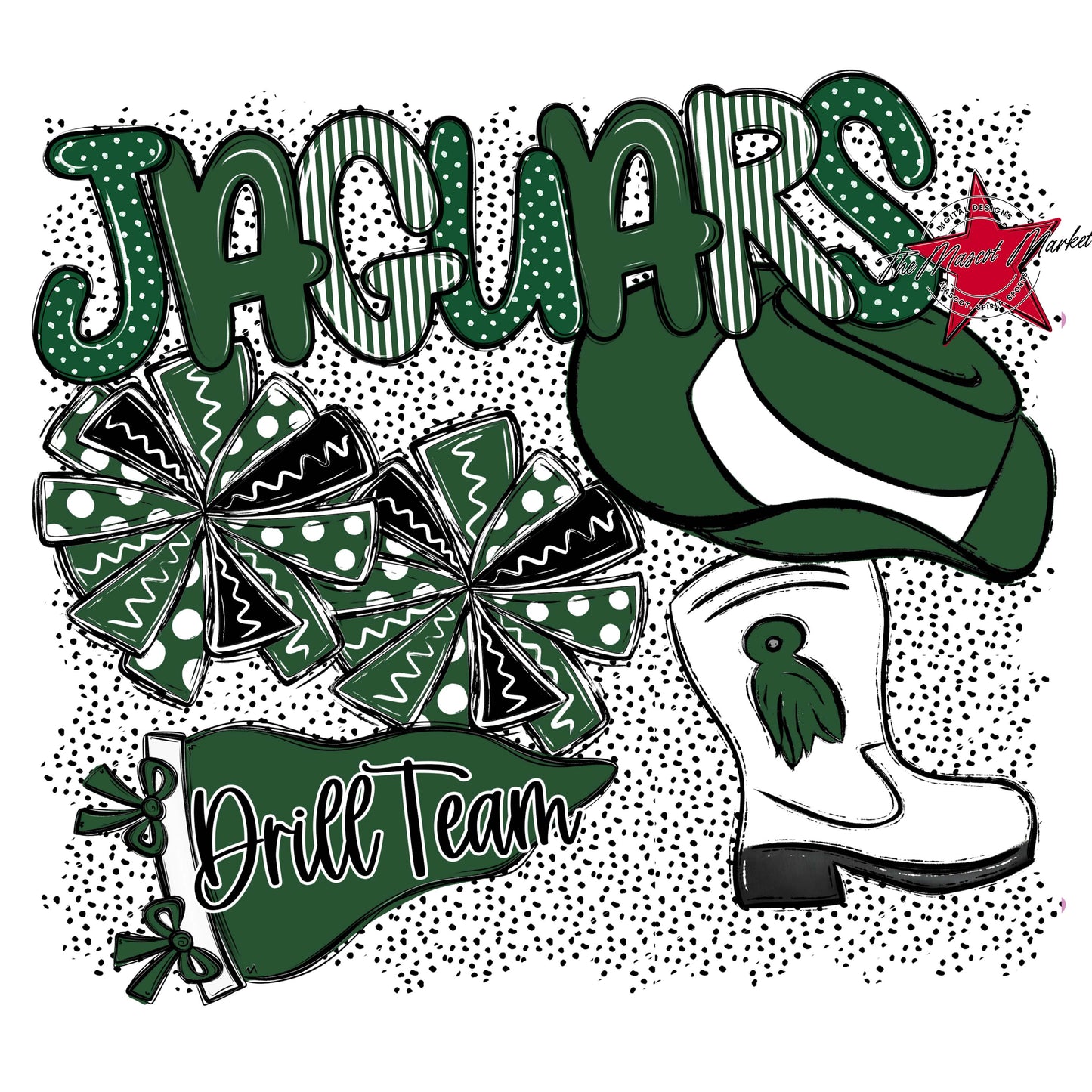 Jaguars Drillteam Spirit-Green