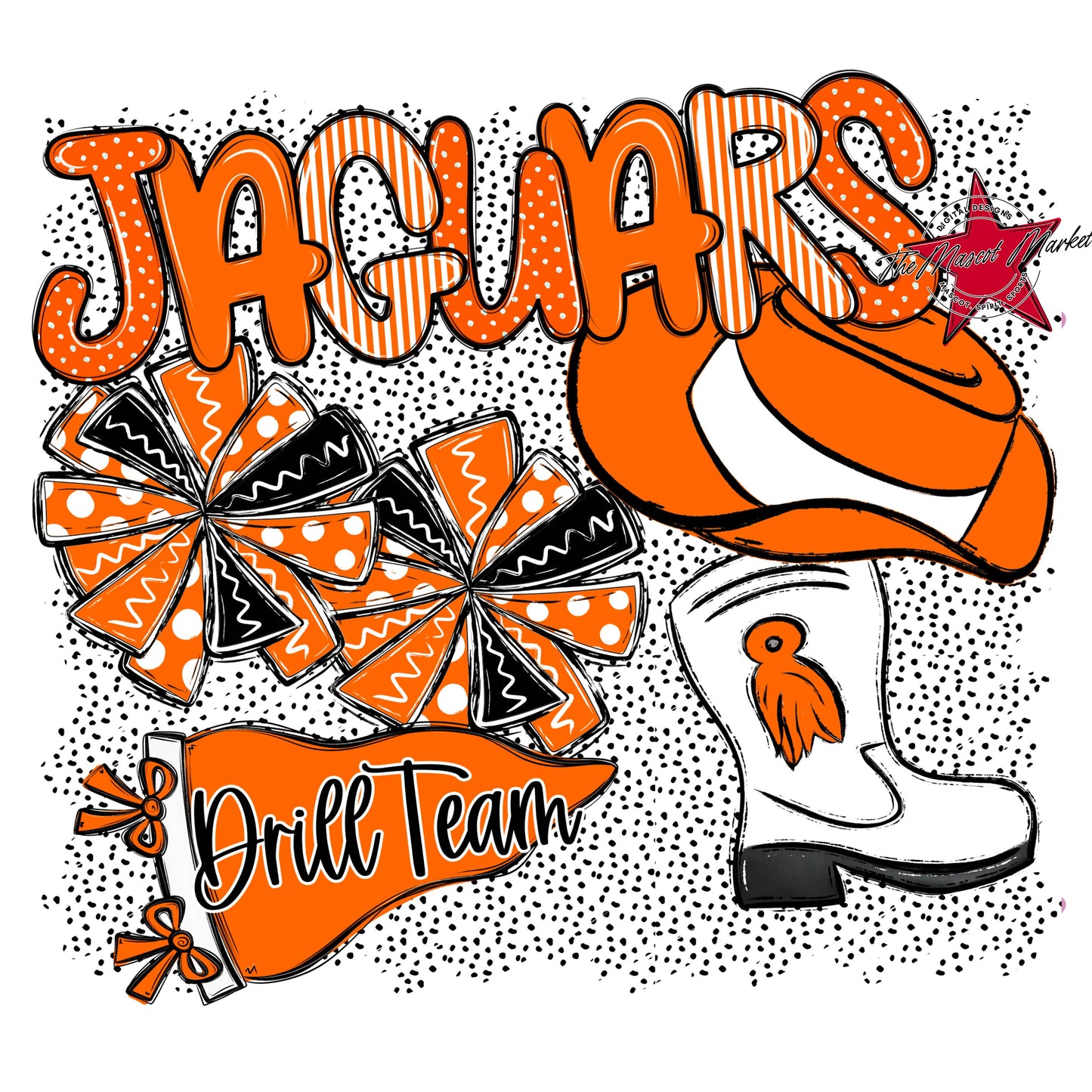 Jaguars Drillteam Spirit-Orange